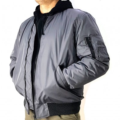 Куртка «Пилот» ВГ с черной подкладкой, демисезон, синяя