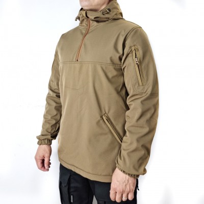 Куртка Военград «Анорак софтшелл», (Демисезон -5+10)цвет кайот Куртка Военград «Анорак софтшелл», (Демисезон -5+10)цвет кайот