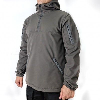 Куртка Военград «Анорак софтшелл», (Демисезон -5+10)цвет серый