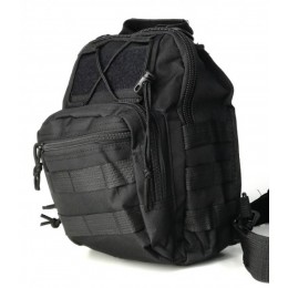 Многофункциональная тактическая сумка - рюкзак 060. "MOLLE" черная