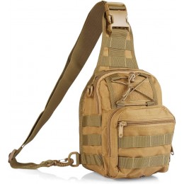 Многофункциональная тактическая сумочка 060. "MOLLE" песок