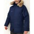 Куртка зимняя, мембранная «Аляска» (реплика мужская парка  Alpha Industries) , синяя